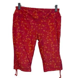 NEW UV Skins 50 UPF+ Long Swim Shorts pink Orange  Tropical Floral XS